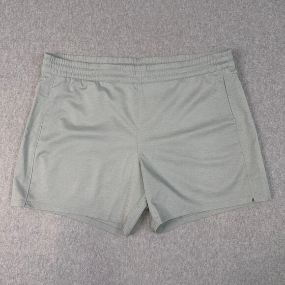 Eddie Bauer Athletic Short Light Green Womens L Marina Pull On Stretch Sporty - Picture 1 of 10